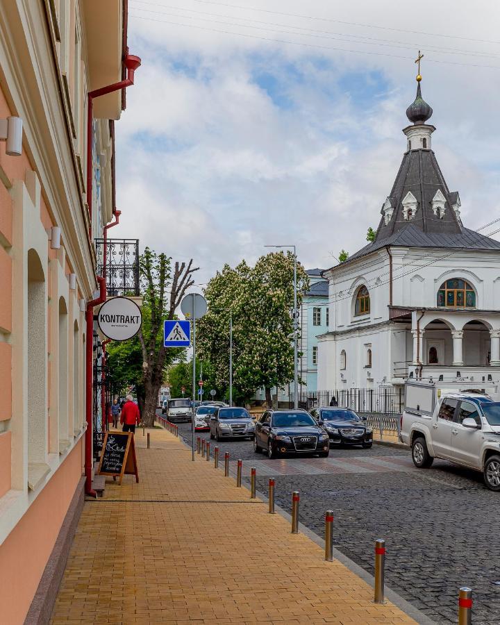 Kontrakt Boutique Hotel Kiev Dış mekan fotoğraf